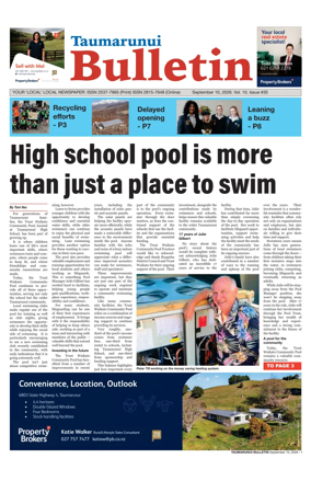 Cover of Taumarunui Bulletin