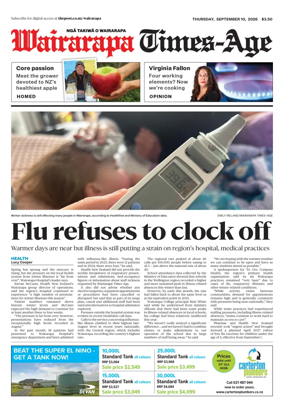 Cover of Wairarapa Times-Age (NZ)