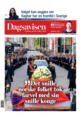 Cover of Dagsavisen