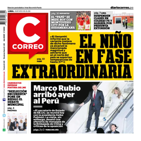 Cover of Diario Correo