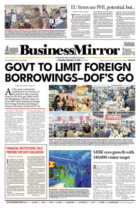Cover of BusinessMirror