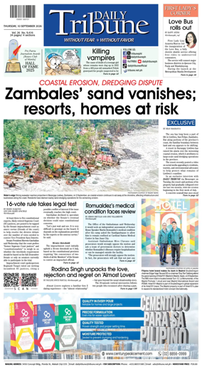 Cover of Daily Tribune (Philippines)