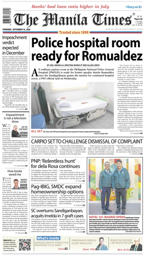 Cover of The Manila Times