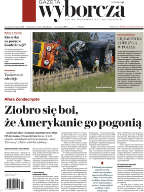 Cover of Gazeta Wyborcza Stoleczna