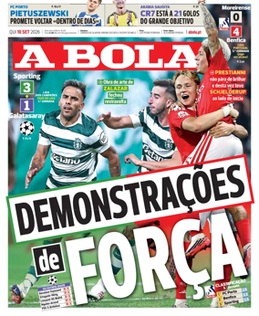 Cover of A BOLA (Portuguese)