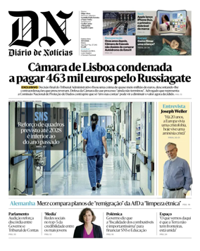 Cover of Diario de Noticias