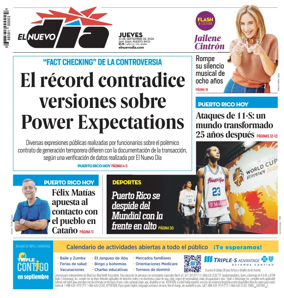 Cover of El Nuevo Dia