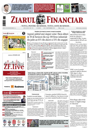 Cover of Ziarul Financiar