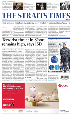 Cover of The Straits Times