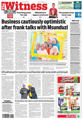 Cover of The Witness (South Africa)