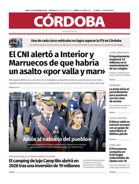 Cover of Diario Cordoba
