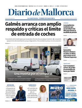 Cover of Diario de Mallorca