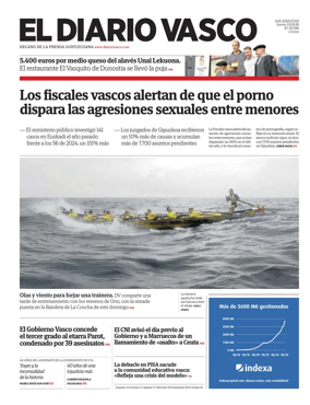 Cover of Diario Vasco (Costa Urola)