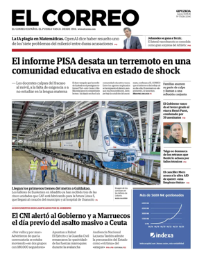 Cover of El Correo (Gipuzkoa)