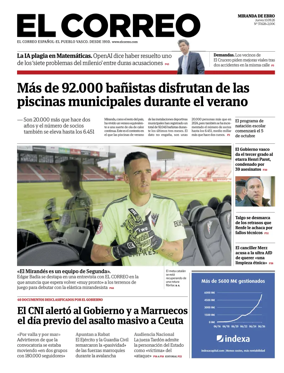 Cover of El Correo (Miranda de Ebro)