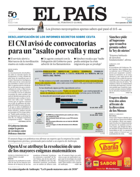 Cover of EL PAIS Catalunya