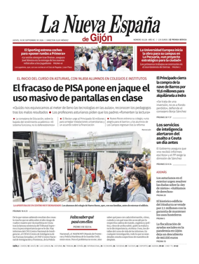 Cover of La Nueva Espana (Gijon)