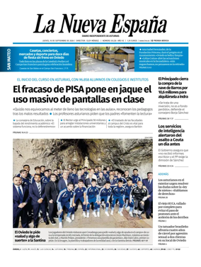 Cover of La Nueva Espana (Oviedo)