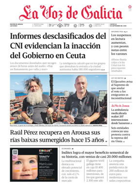 Cover of La Voz de Galicia (Arousa)