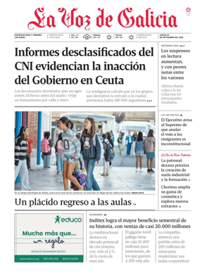 Cover of La Voz de Galicia (Deza)