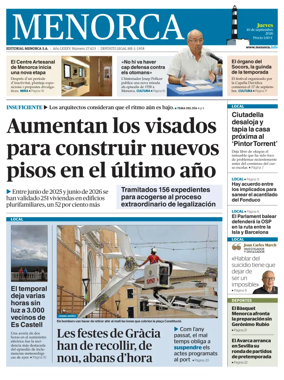 Cover of Menorca Diario Insular