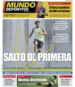 Cover of Mundo Deportivo (Bizkaia-Araba)