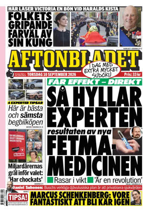Cover of Aftonbladet