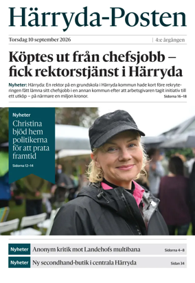 Cover of Harryda-Posten
