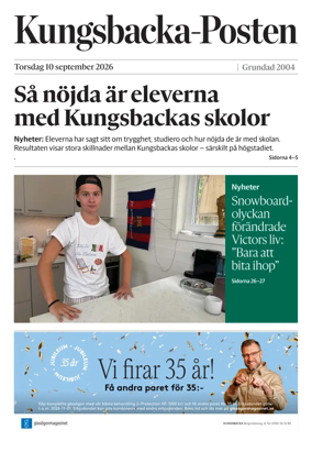 Cover of Kungsbacka-Posten