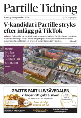 Cover of Partille Tidning