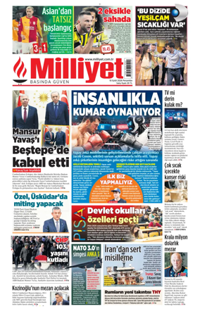 Cover of Milliyet