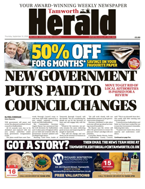 Cover of Atherstone & Coleshill Herald