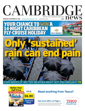 Cover of Cambridge News