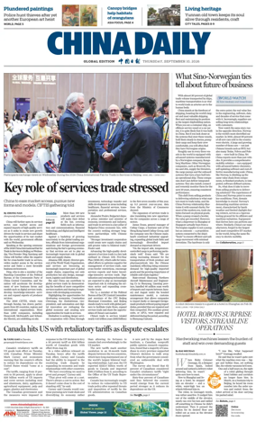 Cover of China Daily Global Edition (Europe)