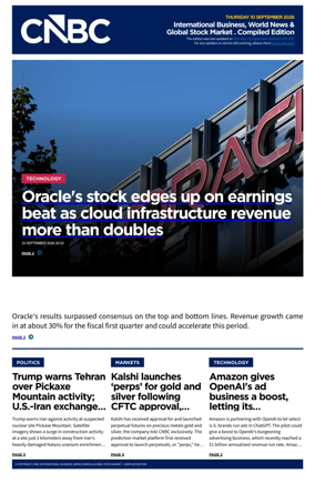 Cover of CNBC