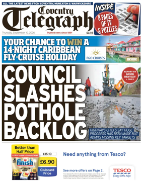Cover of Coventry Telegraph