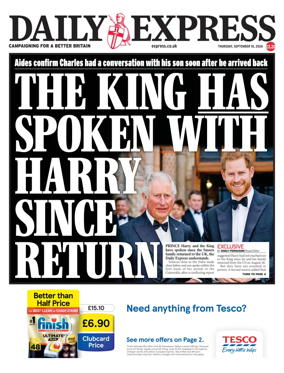 Cover of Daily Express