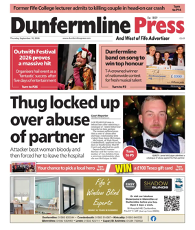 Cover of Dunfermline Press