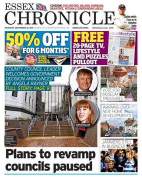 Cover of Essex Chronicle