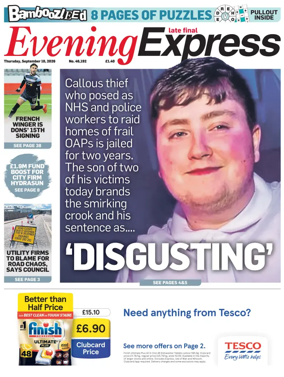 Cover of Evening Express