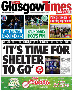 Cover of Glasgow Times