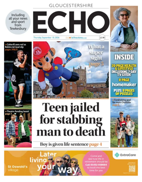 Cover of Gloucestershire Echo
