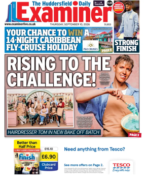 Cover of Huddersfield Daily Examiner