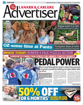 Cover of Lanark & Carluke Advertiser