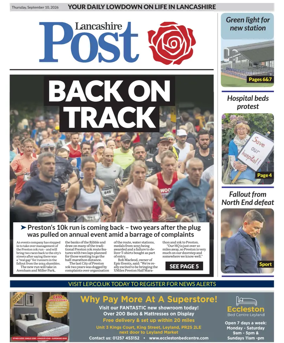 Cover of Lancashire Evening Post