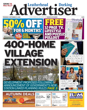 Cover of Leatherhead & Dorking Advertiser