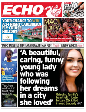Cover of Liverpool Echo