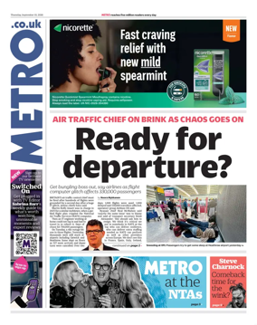 Cover of Metro (UK)