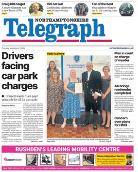 Cover of Northants Evening Telegraph