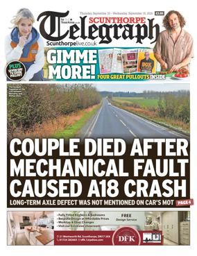 Cover of Scunthorpe Telegraph